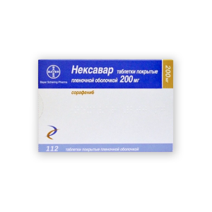 Фото 36 - Сорафениб Нексавар 200 мг Veron Pharma.